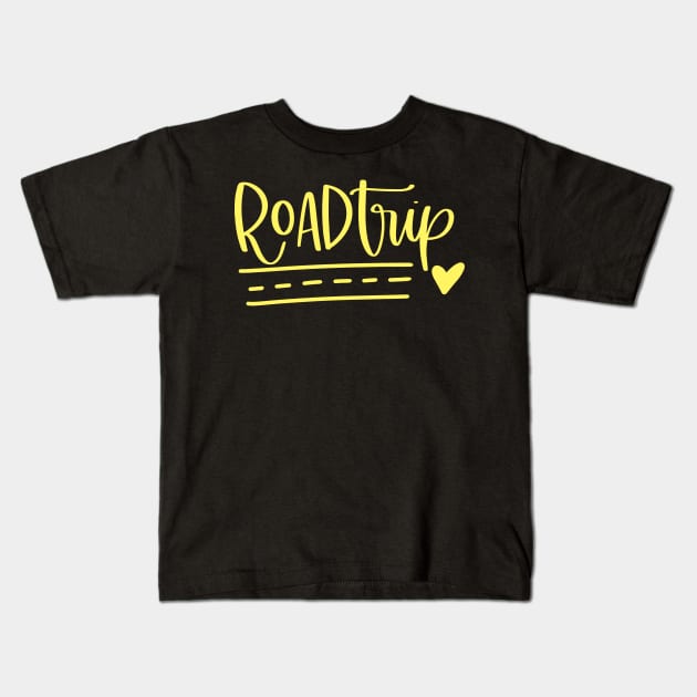 Road Trip Kids T-Shirt by Rizaldiuk